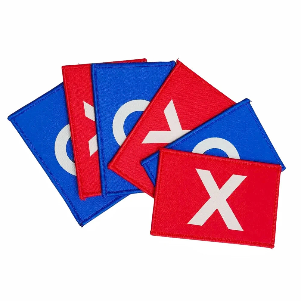 Halloween Calamari Cosplay Badge with Pin TV SG2 Korea Boss Players 10.5*6.5CM Red Blue XO Accessories Game Props Outfits