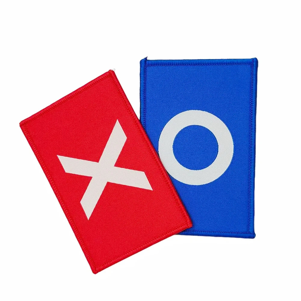 Halloween Calamari Cosplay Badge with Pin TV SG2 Korea Boss Players 10.5*6.5CM Red Blue XO Accessories Game Props Outfits